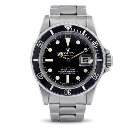 rolex submariner scritta rossa mark